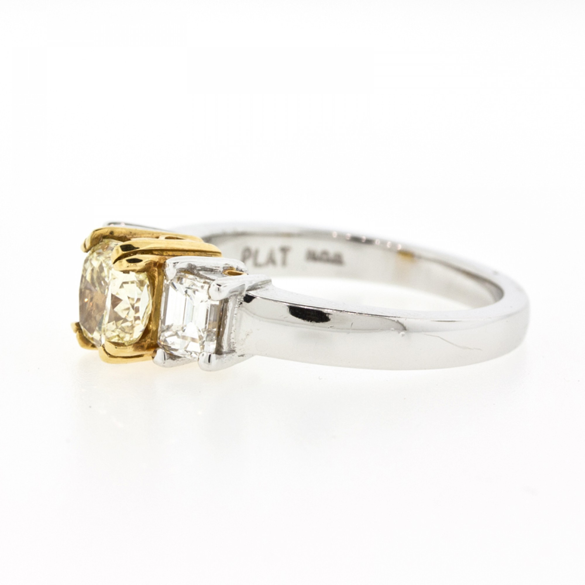 1.96Cts Fancy Yellow Engagement Ring,Cheap Diamond Engagement Rings ...